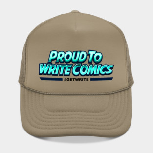 Proud to Write Comics Dark Blue Hat