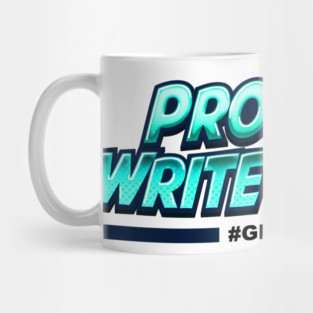 Proud to Write Comics Dark Blue Mug