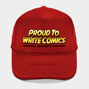 Proud To Write Comics Red Hat