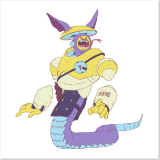 Cyber snake Posters and Art