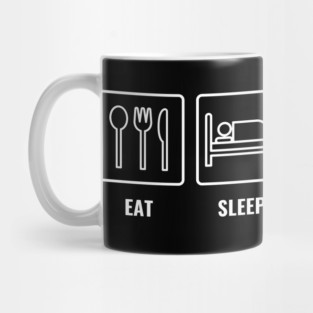 Eat Sleep Daf Yomi Repeat! Jewish Humor Mug