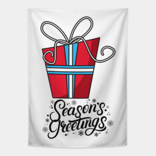 Happy Holidays Tapestry