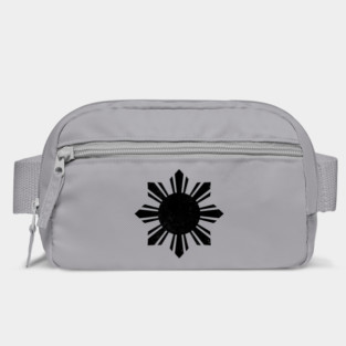 Filipino Vintage Philippines Sun Black Flag Bag
