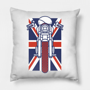 British Biker Pillow