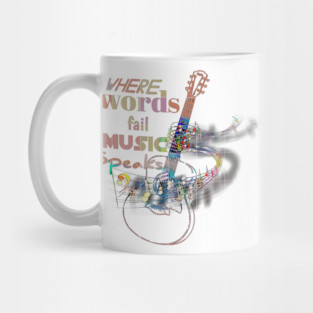 Music t shirt Mug
