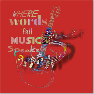 Music t shirt Posters and Art