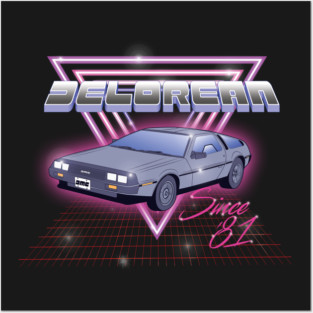 Delorean '81 Posters and Art