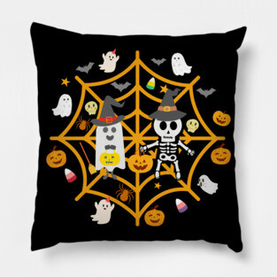 Halloween Face Mask, Happy Hallween For kids, Haloween ghost Face Mask for Kids. Pillow