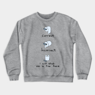 Toilet Paper Crewneck Sweatshirt