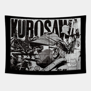 Akira Kurosawa Street Mural Tapestry