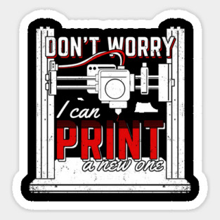 3D Printer Printing Artist Gift Magnet