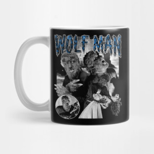 Vintage Wolf Man Mug