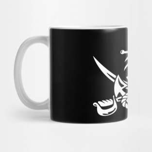 Pirate Skull with Anchor, Rope and Crossed Swords Mug