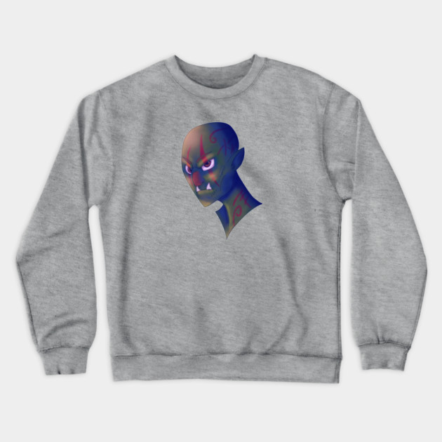 FIGHTER GOBLIN Crewneck Sweatshirt by droidmonkey