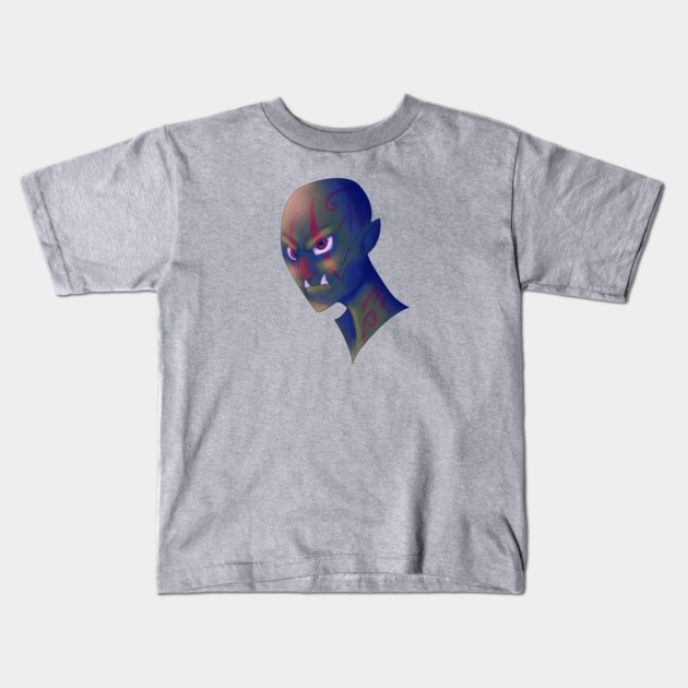 FIGHTER GOBLIN Kids T-Shirt by droidmonkey