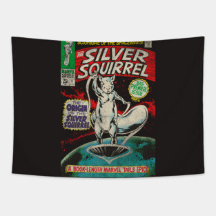 Silver squirrel 1 Tapestry