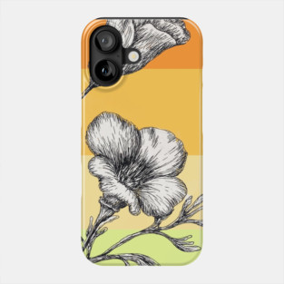 California Poppy Phone Case