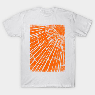 Sunlight Van Gogh geometric art wear out vintage look T-Shirt