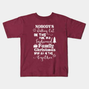 Old Fashioned Family Christmas Kids T-Shirt