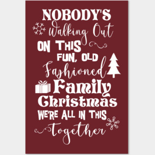 Old Fashioned Family Christmas Posters and Art