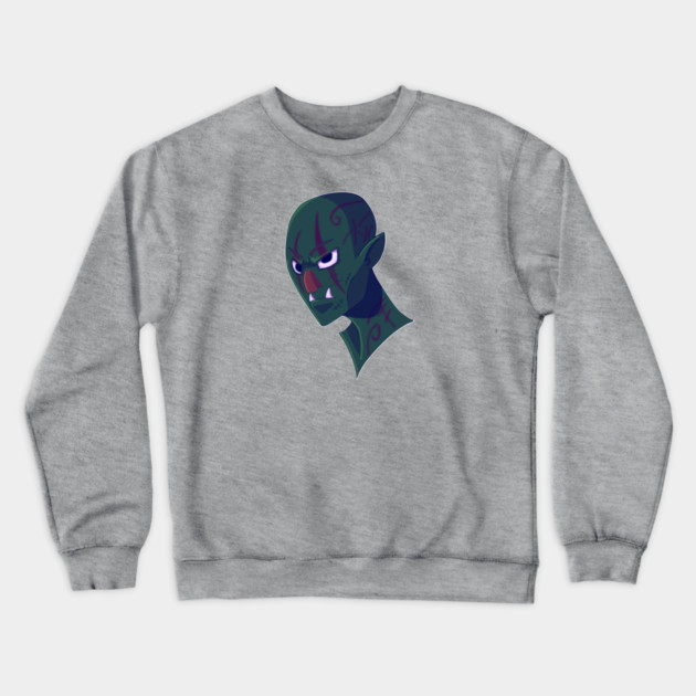 CARTOON FIGHTER GOBLIN Crewneck Sweatshirt by droidmonkey