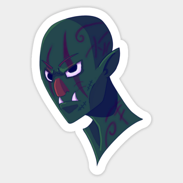 CARTOON FIGHTER GOBLIN Magnet by droidmonkey