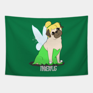 Tinker Pug Tapestry