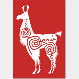 Peru Alpaca Posters and Art