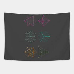 Pure Dice Forms Tapestry