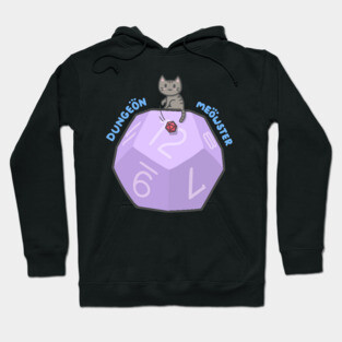 Dungeon Meowster Abstract Hoodie