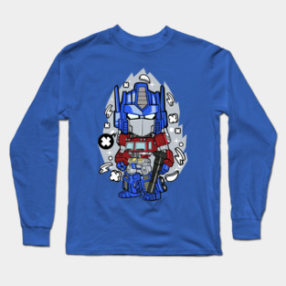 Optimus Prime Pop Art Long Sleeve T-Shirt