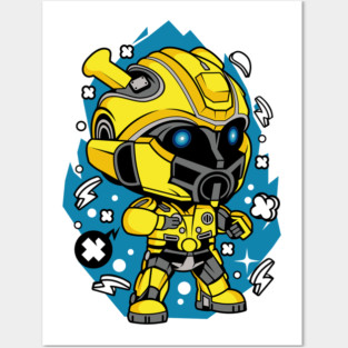 Bumble Bee Pop Art Posters and Art