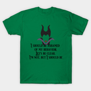 Maleficent Ashamed T-Shirt