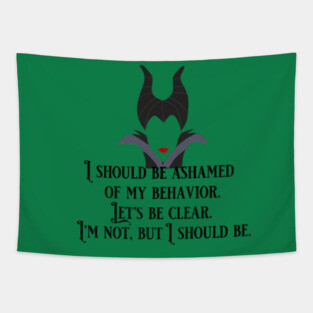 Maleficent Ashamed Tapestry