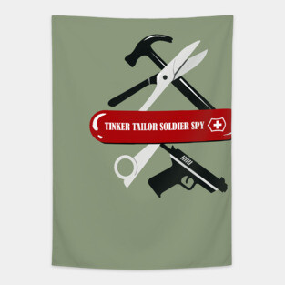 Tinker Tailor Soldier Spy - Alternative Movie Poster Tapestry