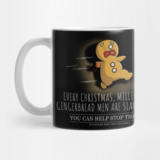 The Gingerbread Man Christmas Slaughter Mug