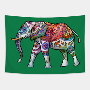 Elephant Tapestry