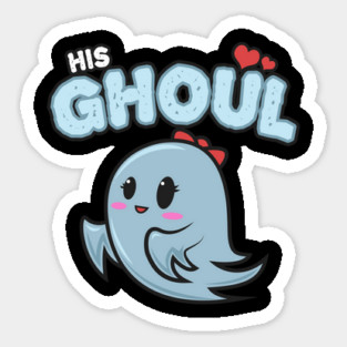 Halloween Costume His Ghoul Ghost for Her Magnet