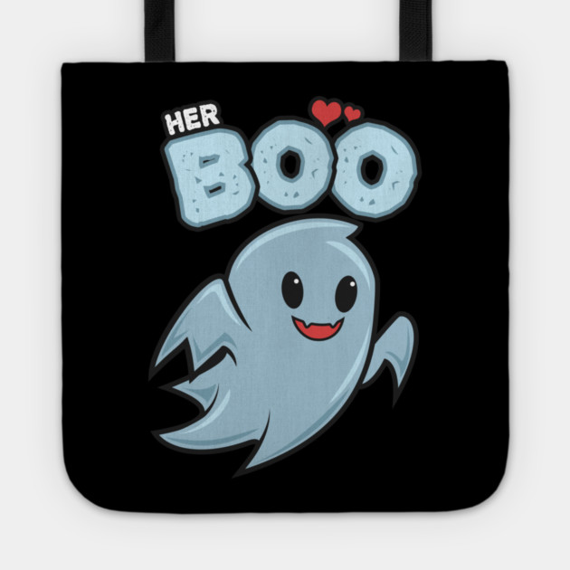 Halloween Costume Her Boo Ghost for Him Tote by creative