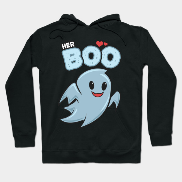 Halloween Costume Her Boo Ghost for Him Hoodie by creative