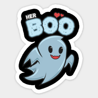 Halloween Costume Her Boo Ghost for Him Magnet