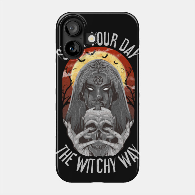 Halloween Witchy Way Day Mysterious Phone Case by creative