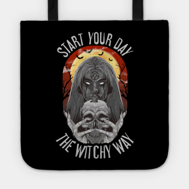 Halloween Witchy Way Day Mysterious Tote by creative