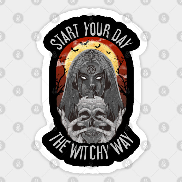 Halloween Witchy Way Day Mysterious Sticker by creative