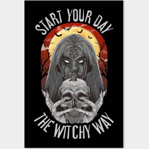 Halloween Witchy Way Day Mysterious Wall Art by creative