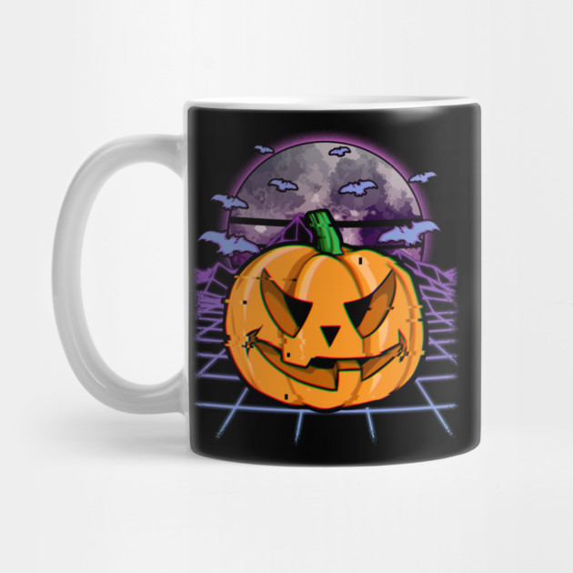 Vaporwave Halloween Jack o Lantern by creative