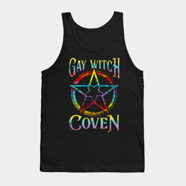 Gay Witch Coven Pentagram for Halloween Tank Top by creative