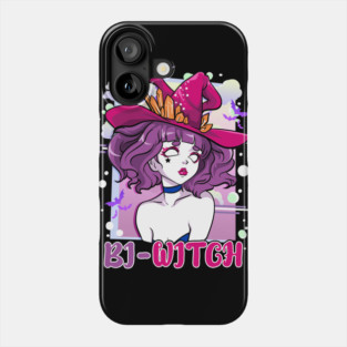 Bi Witch Bisexual Witch Pun for Halloween Phone Case