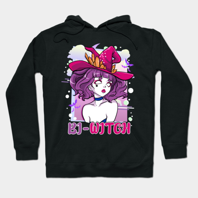 Bi Witch Bisexual Witch Pun for Halloween Hoodie by creative