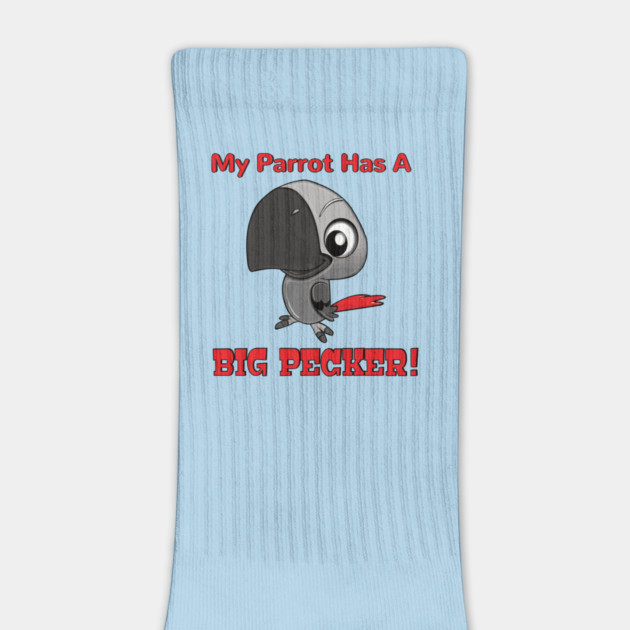 My African Grey Parrot has a Big Pecker by Einstein Parrot